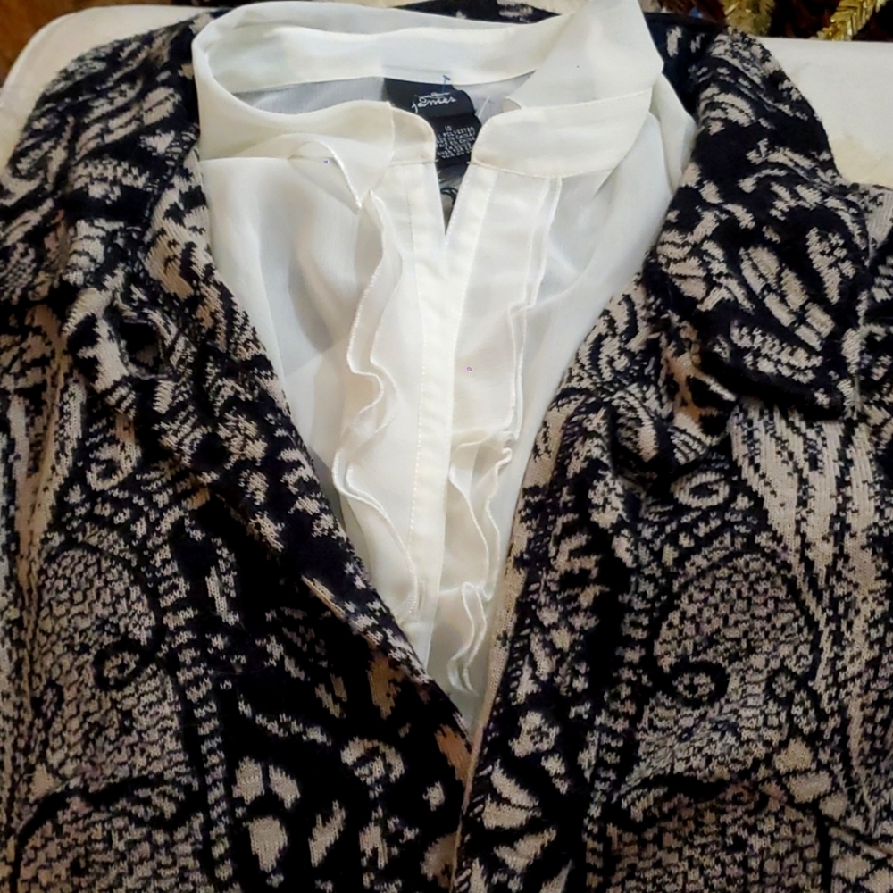 💃 MOHAIR BLEND FRENCH CARDIGAN
